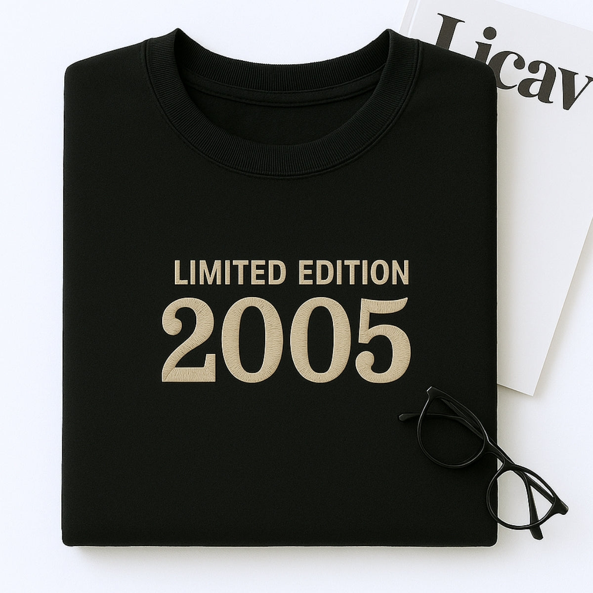 2005 Limited Edition Birthday Sweatshirt - 20th Birthday Gift Custom Embroidered - Perfect College Student