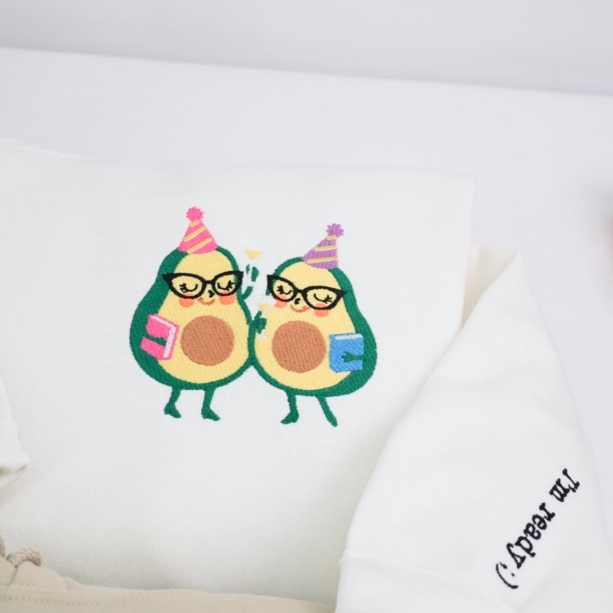 Sweats à capuche assortis brodés personnalisés avec ange et chat démon pour couples