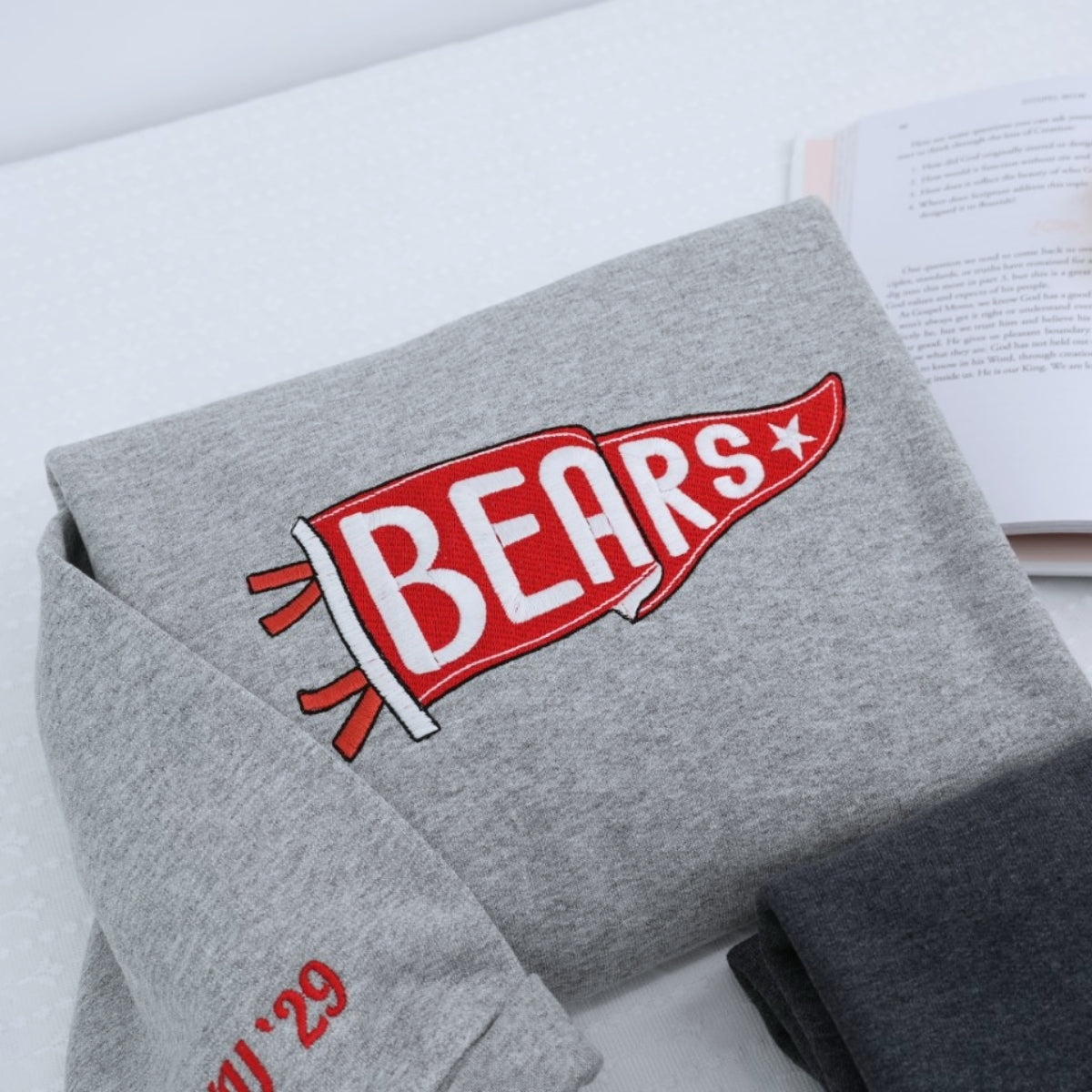 College Team Custom Hoodies - University Spirit Embroidered Sweatshirts - School Pride Gift