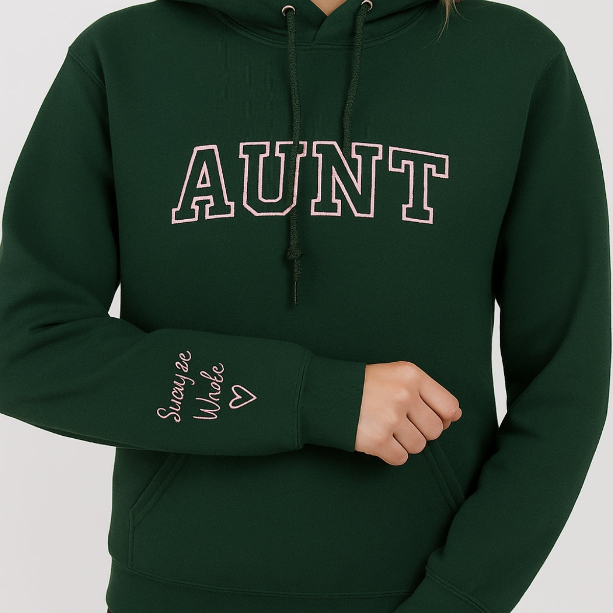 Custom Aunt Sweatshirts with EST Year - Varsity Style Auntie Hoodies - Perfect New Aunt Gift