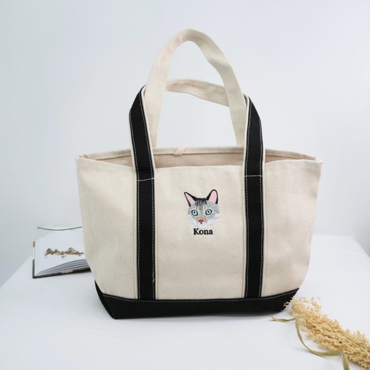 Individuell bestickte Engel- und Dämonenkatze-Kapuzenpullover für Paare