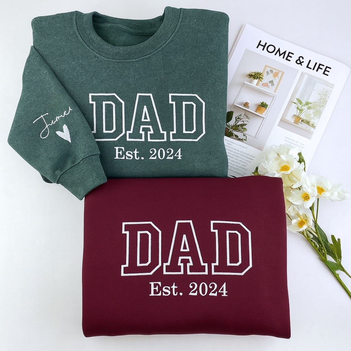 Sweats à capuche assortis brodés personnalisés avec ange et chat démon pour couples