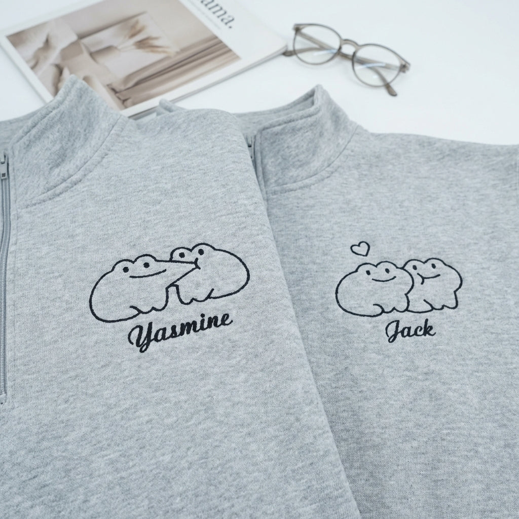 Somebody Somebody's Problem Paare benutzerdefinierte bestickte passende Hoodies für Paare