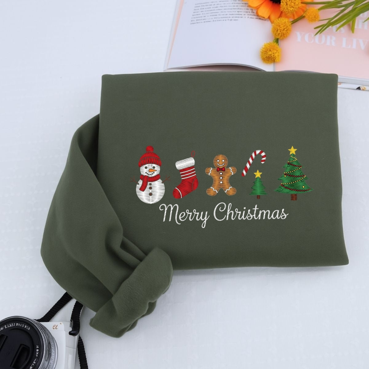 Individuell bestickte Engel- und Dämonenkatze-Kapuzenpullover für Paare