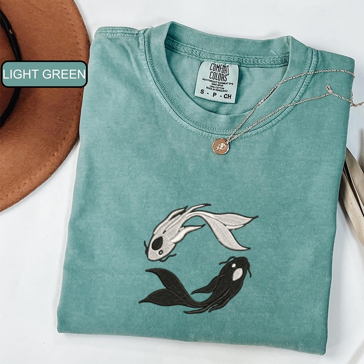 Individuell bestickte Engel- und Dämonenkatze-Kapuzenpullover für Paare