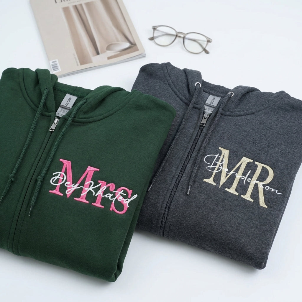 Somebody Somebody's Problem Paare benutzerdefinierte bestickte passende Hoodies für Paare