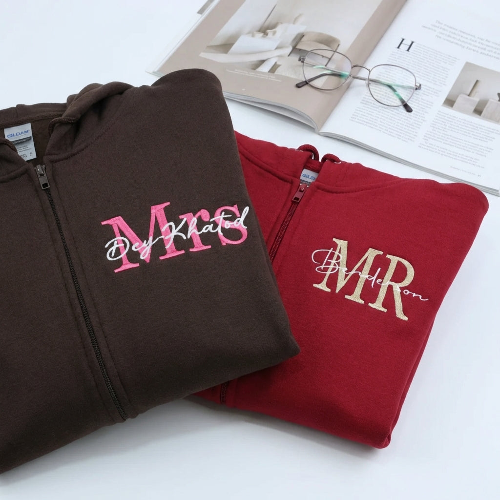 Somebody Somebody's Problem Paare benutzerdefinierte bestickte passende Hoodies für Paare