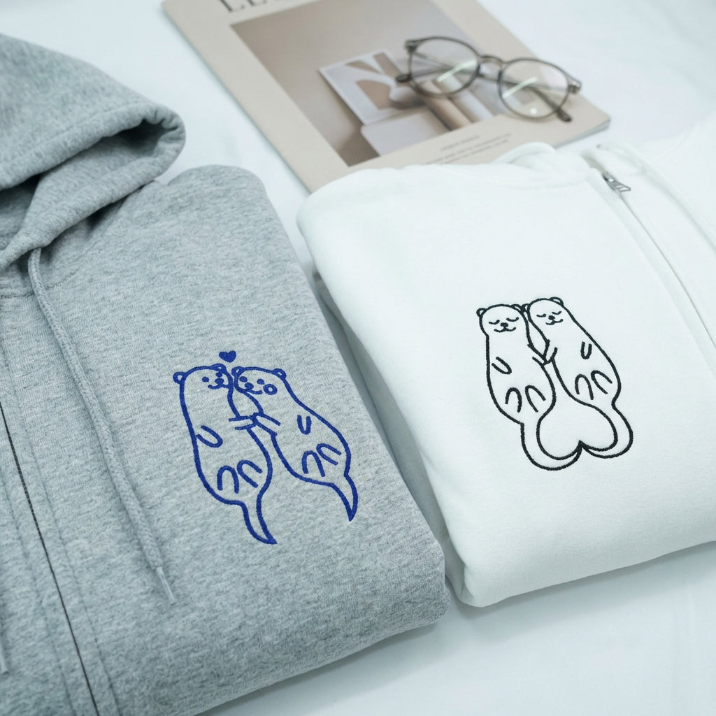 Somebody Somebody's Problem Paare benutzerdefinierte bestickte passende Hoodies für Paare