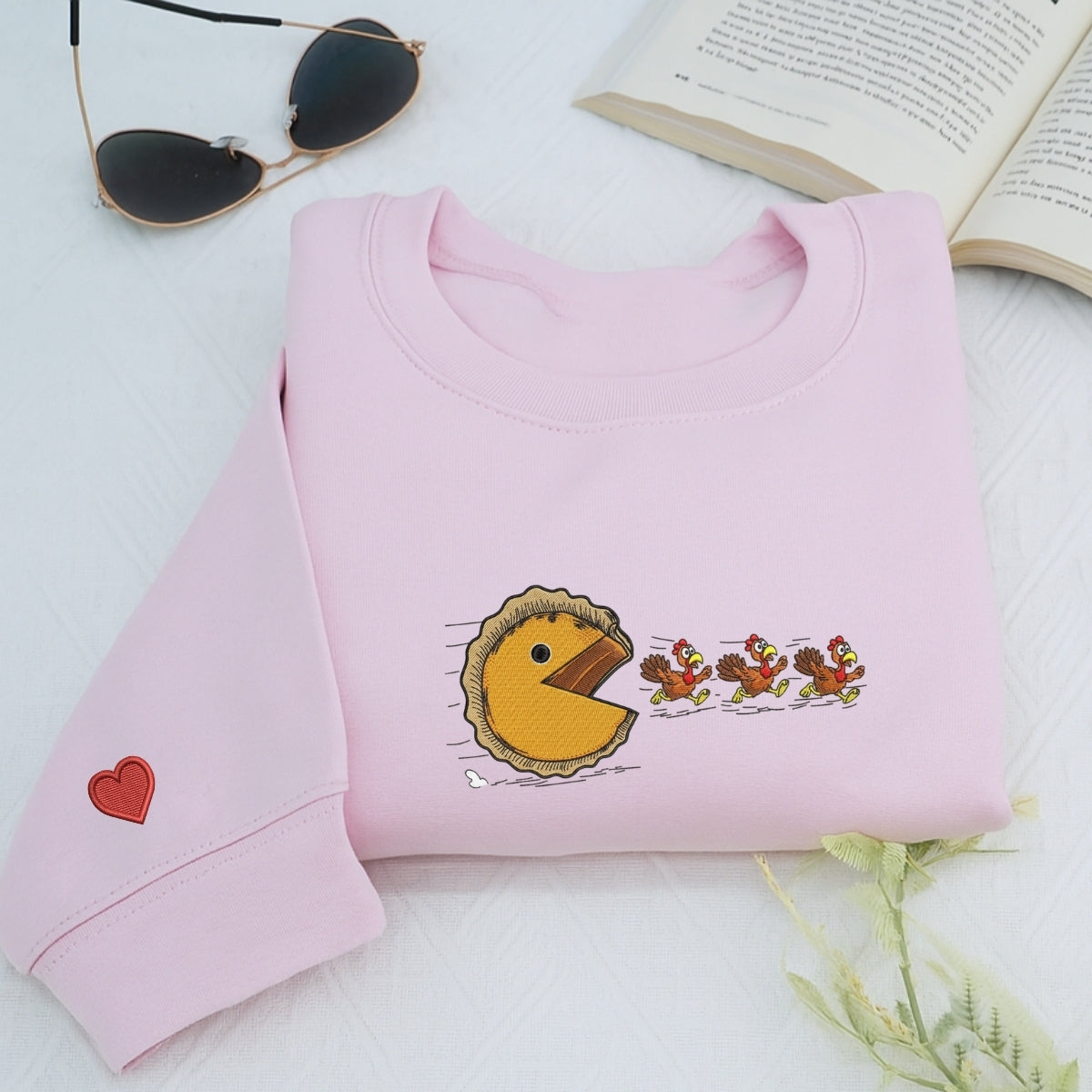 Individuell bestickte Engel- und Dämonenkatze-Kapuzenpullover für Paare