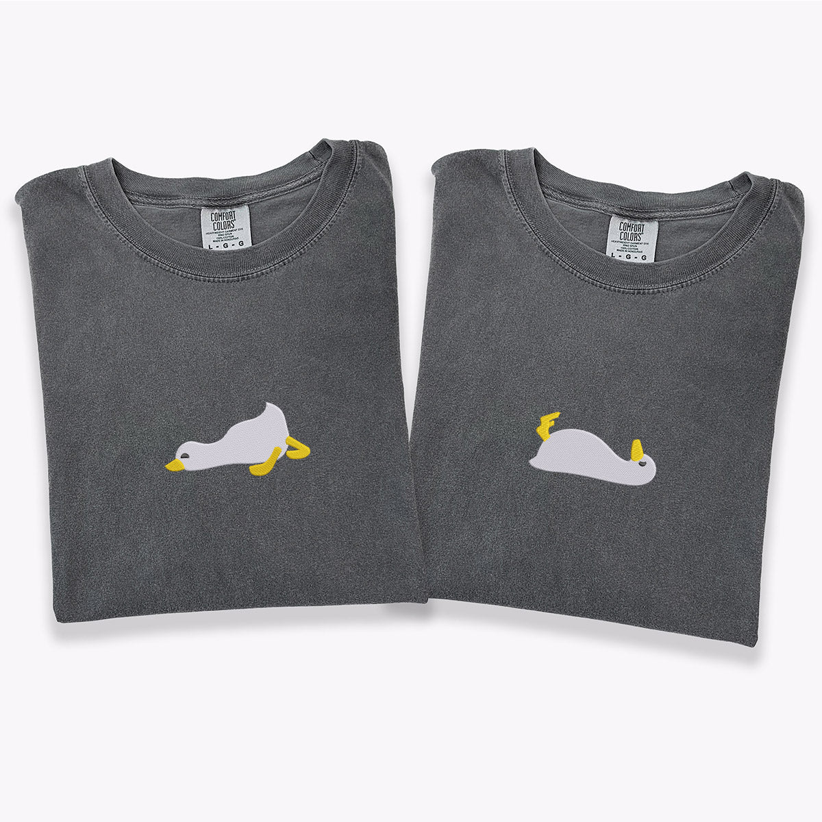 Individuell bestickte Sleepy Goose Passende T-Shirts für Paare