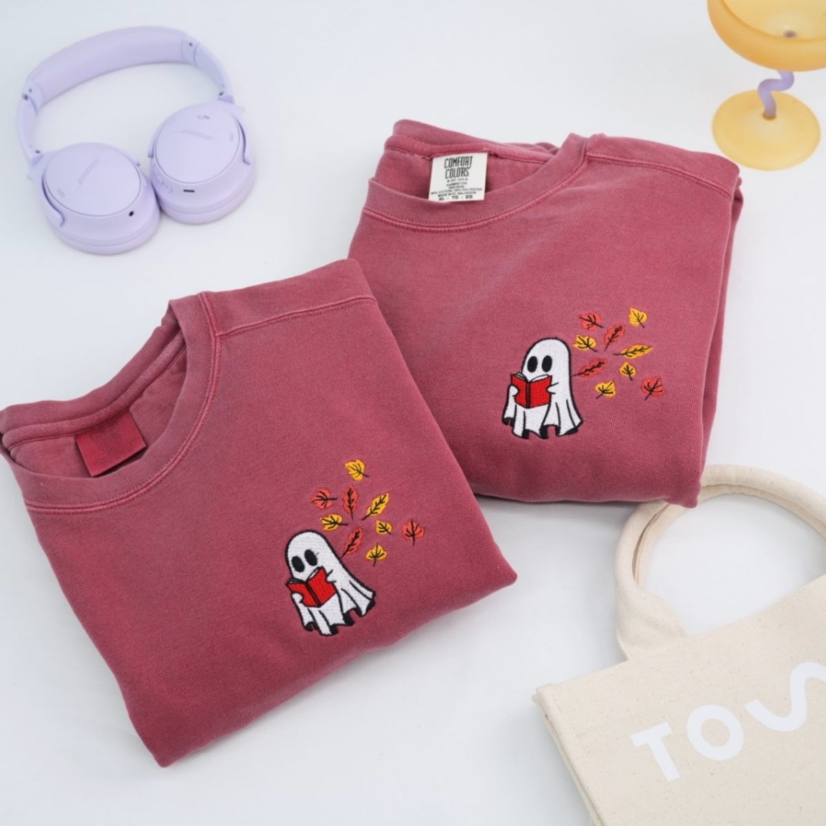 Sweats à capuche assortis brodés personnalisés avec ange et chat démon pour couples