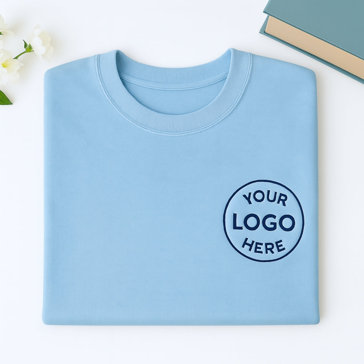 Custom Logo Embroidered Sweatshirts - Professional Corporate Apparel - Bulk Business Orders