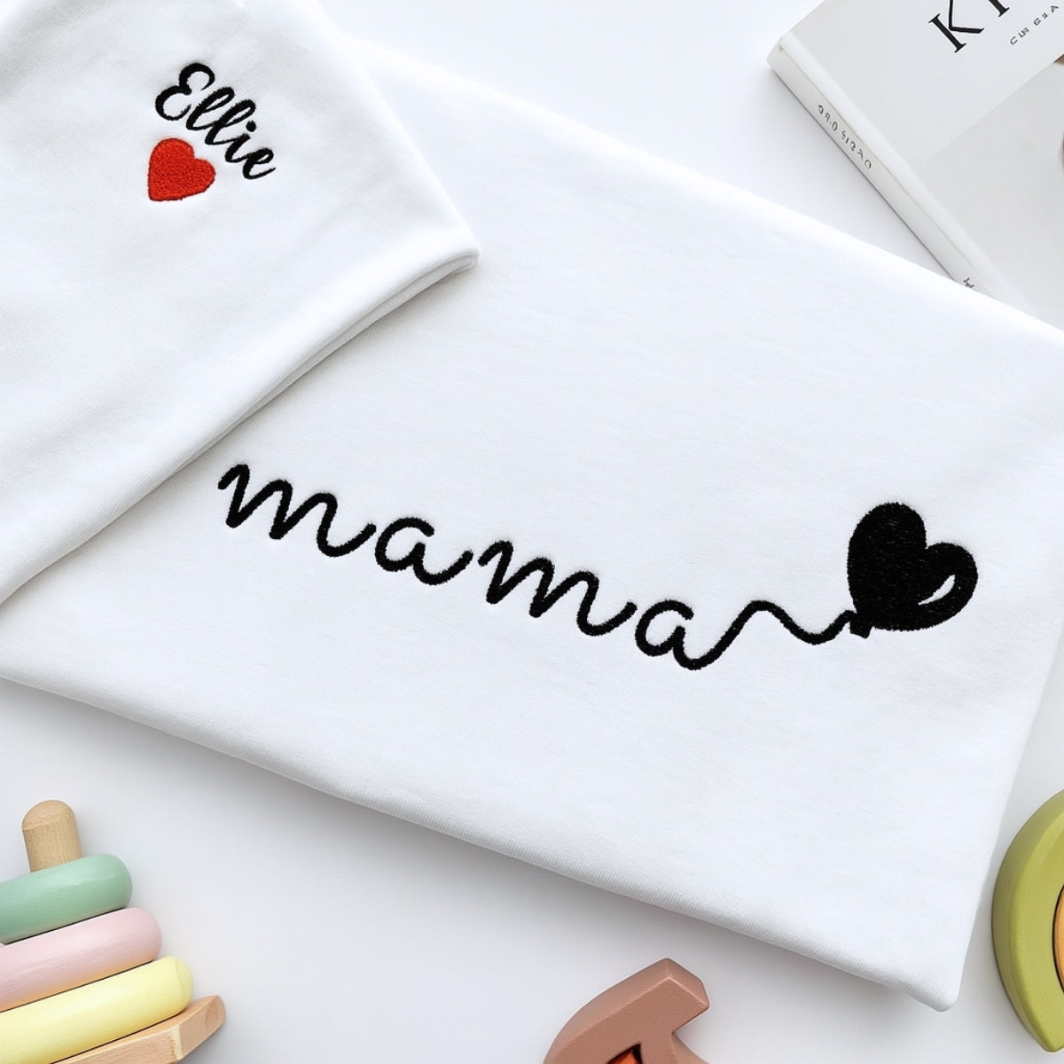 Individuell bestickte Engel- und Dämonenkatze-Kapuzenpullover für Paare