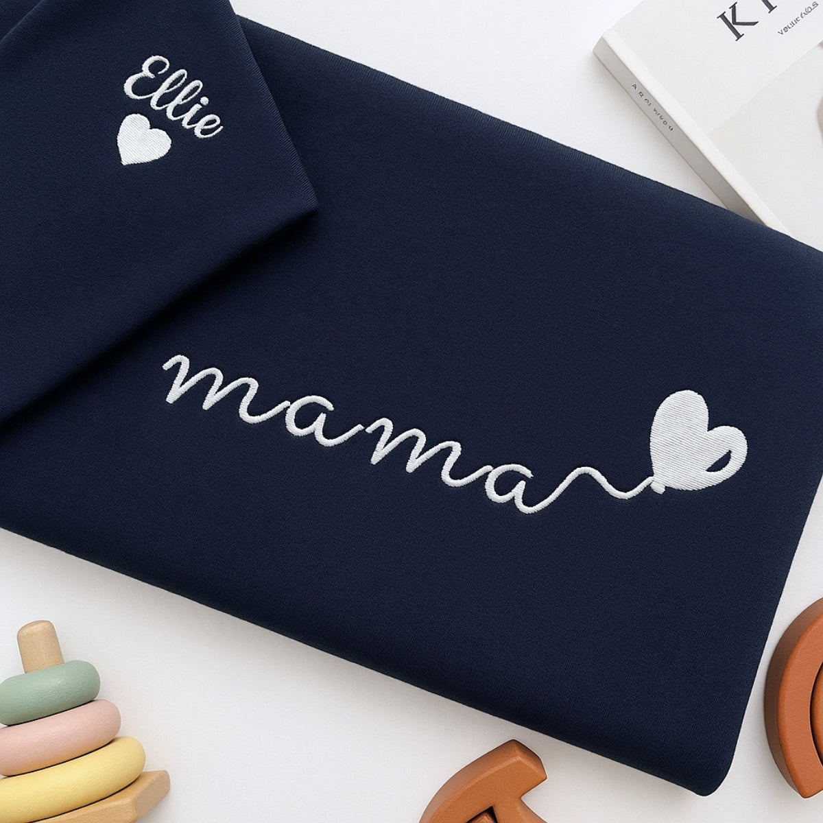 Individuell bestickte Engel- und Dämonenkatze-Kapuzenpullover für Paare