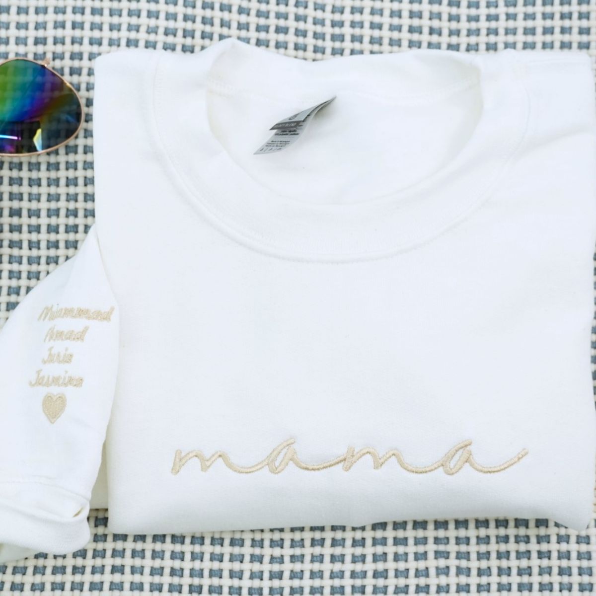 Individuell bestickte Engel- und Dämonenkatze-Kapuzenpullover für Paare