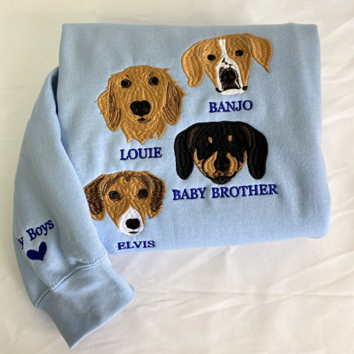 Individuell bestickte Engel- und Dämonenkatze-Kapuzenpullover für Paare