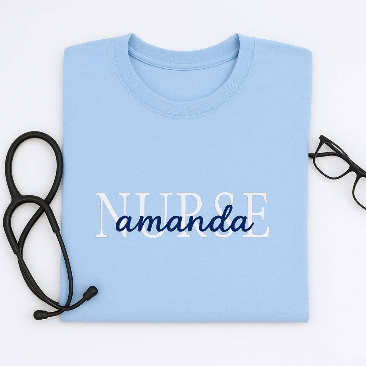 Custom Nurse Hoodies - Personalized Healthcare Embroidered Sweatshirts - Perfect Nurse Appreciation Gift