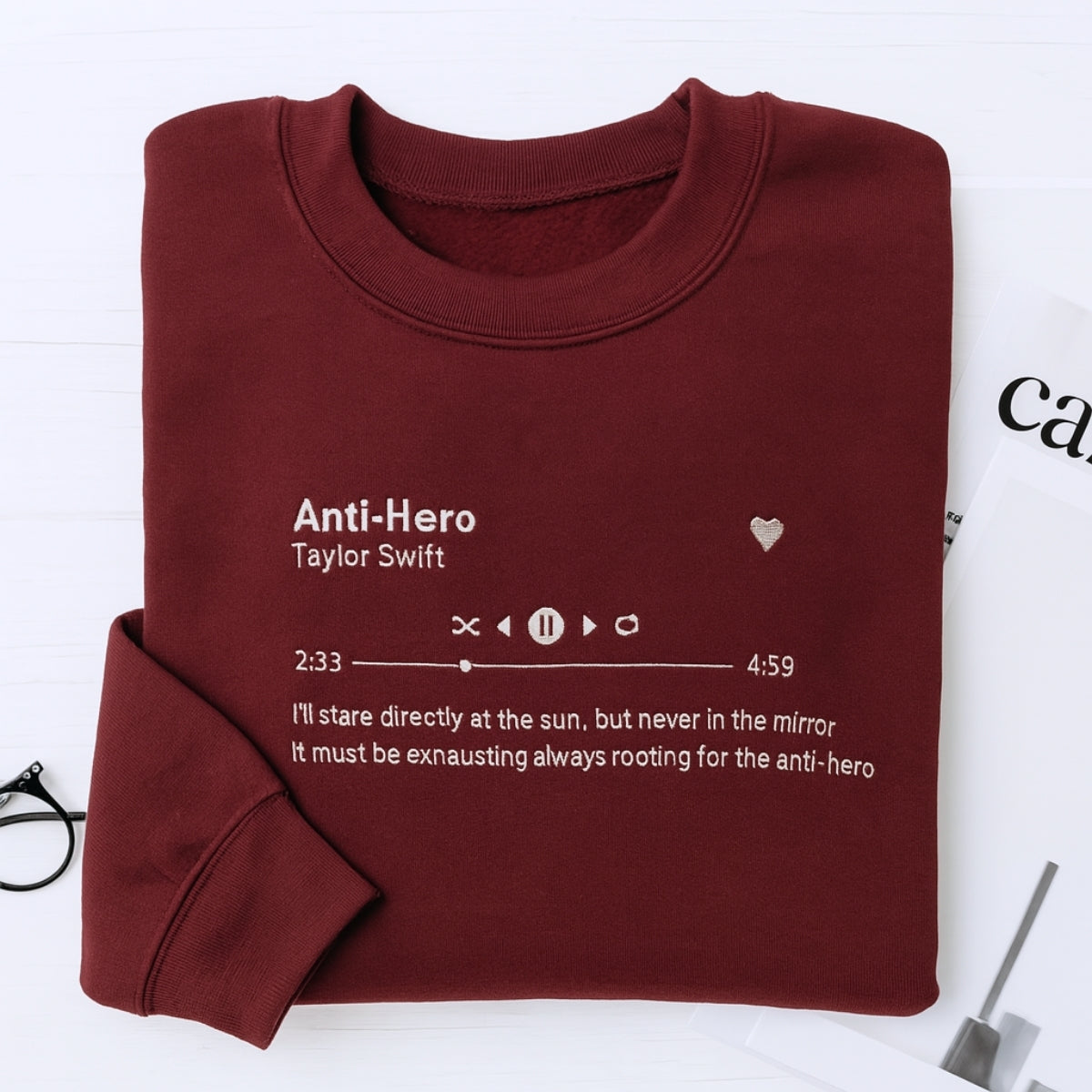 Individuell bestickte Engel- und Dämonenkatze-Kapuzenpullover für Paare