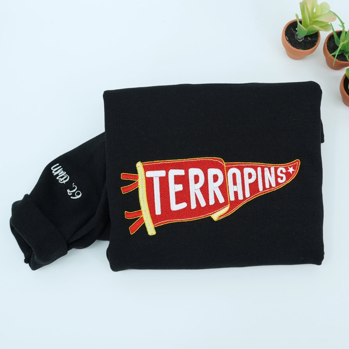 Individuell bestickte Engel- und Dämonenkatze-Kapuzenpullover für Paare