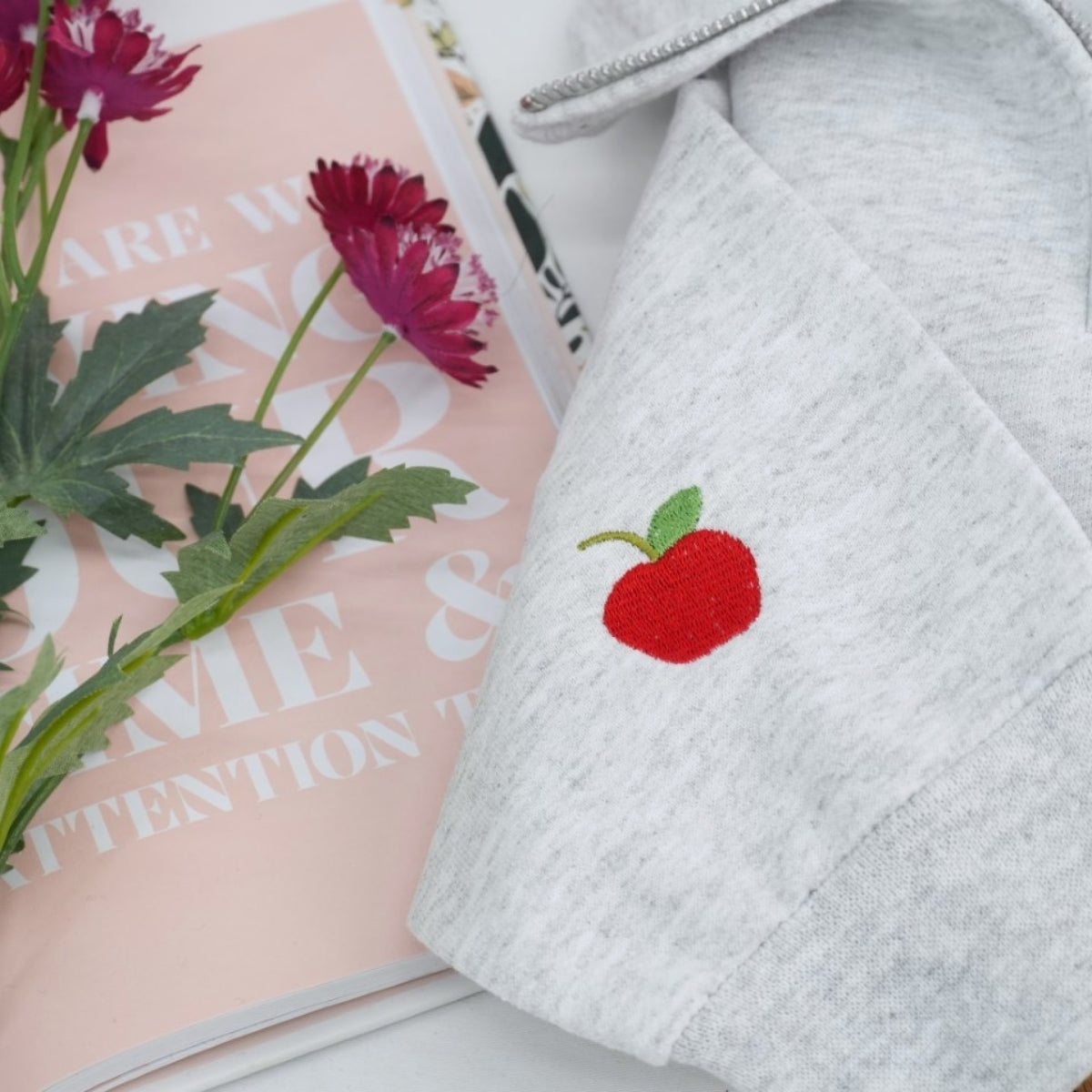 Custom Teacher Quarter Zip - Personalized Ms Embroidered Pullover - Education Professional Gift