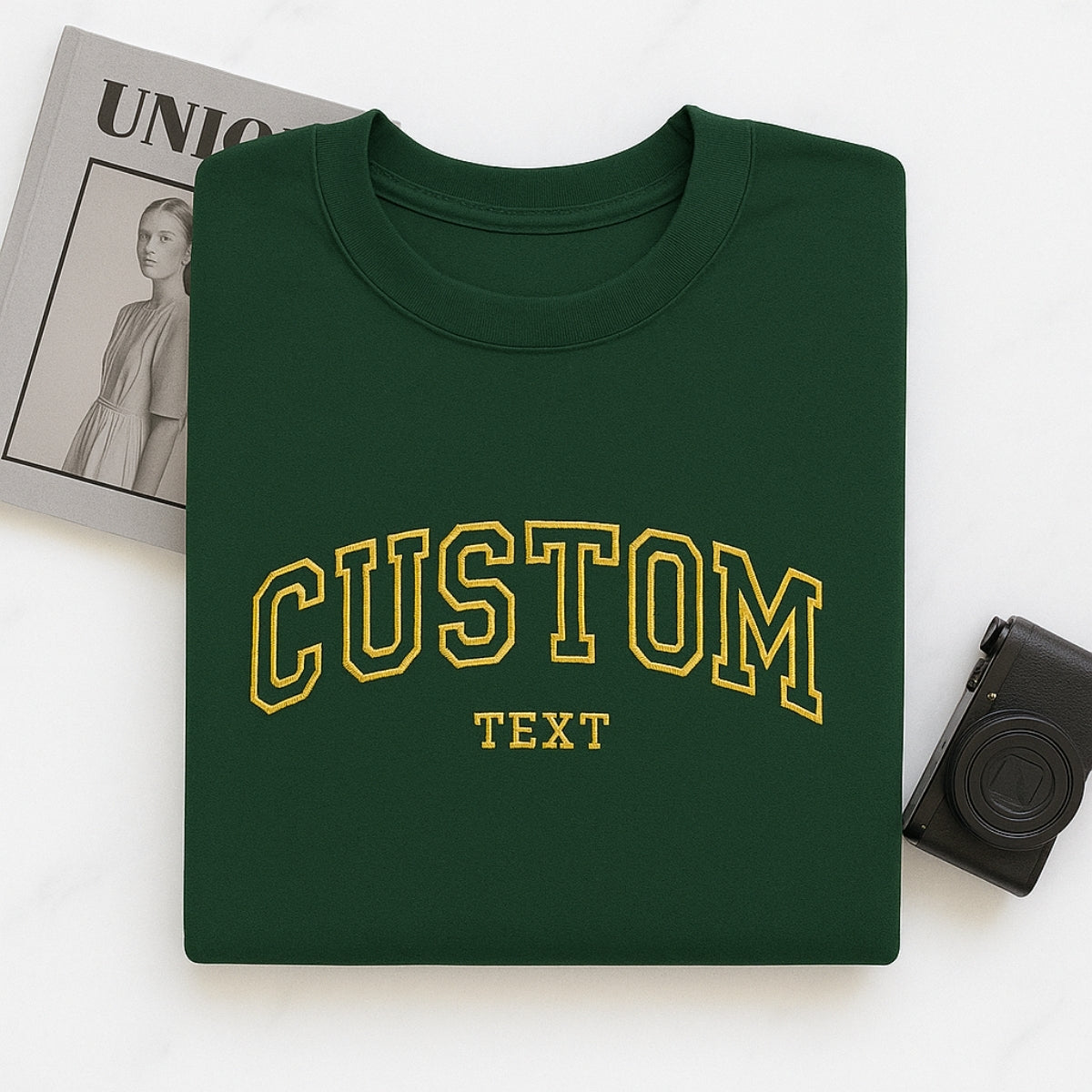Custom Text Hoodies - Personalized Embroidered Sweatshirts - Perfect Custom Gift for Any Occasion
