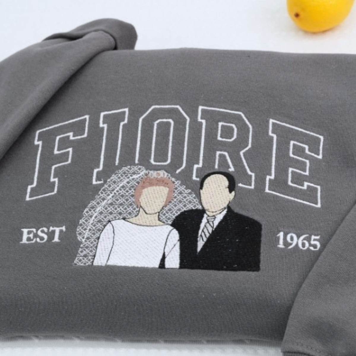 Sweats à capuche assortis brodés personnalisés avec ange et chat démon pour couples