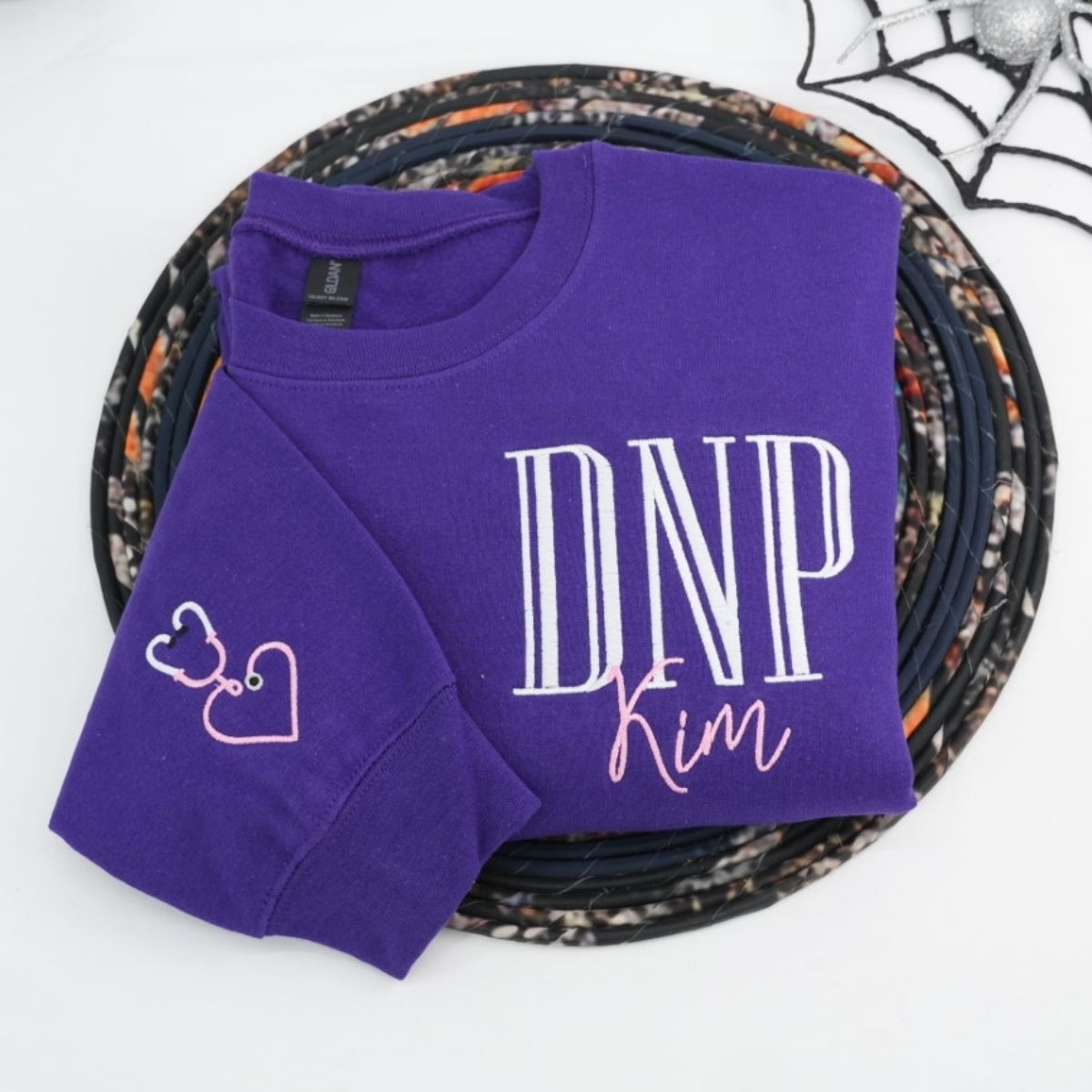 DNP Custom Sweatshirts - Healthcare Professional Embroidered Apparel - Nurse Practitioner Gift