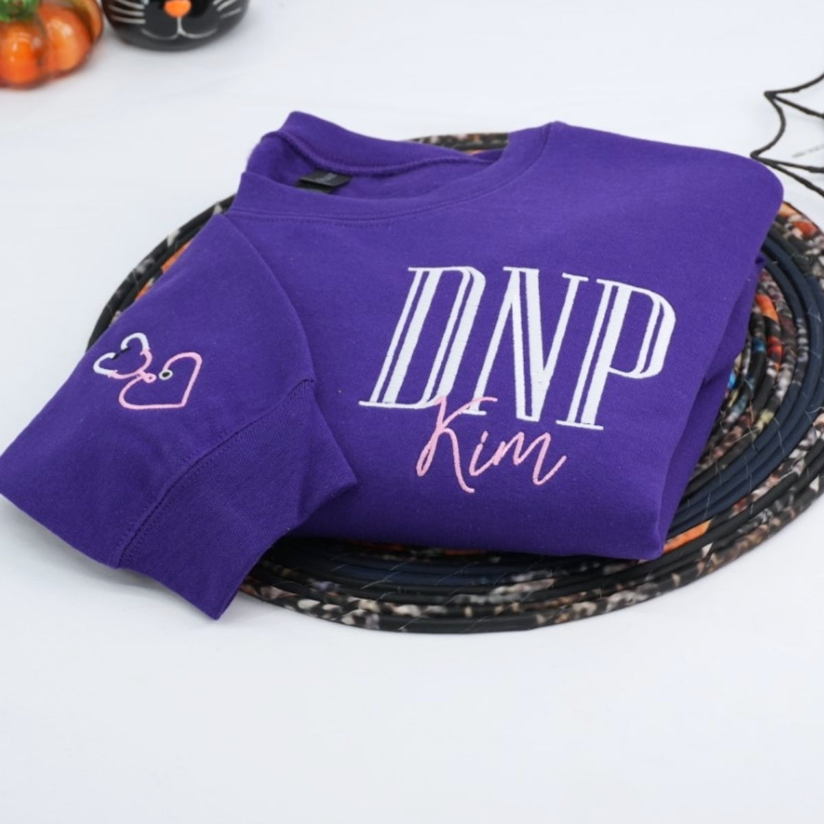 DNP Custom Sweatshirts - Healthcare Professional Embroidered Apparel - Nurse Practitioner Gift