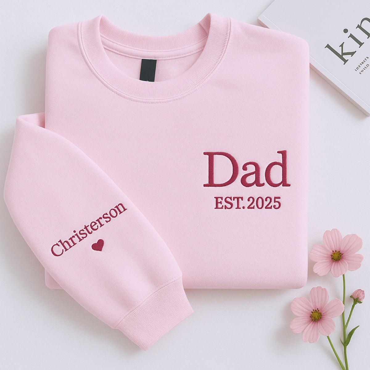 Individuell bestickte Engel- und Dämonenkatze-Kapuzenpullover für Paare