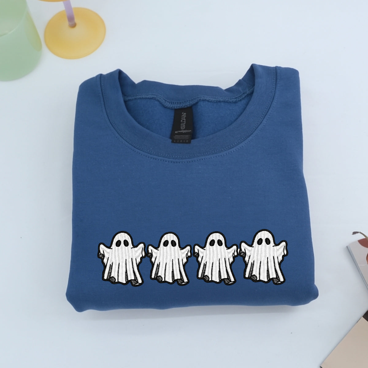 Individuell bestickte Engel- und Dämonenkatze-Kapuzenpullover für Paare