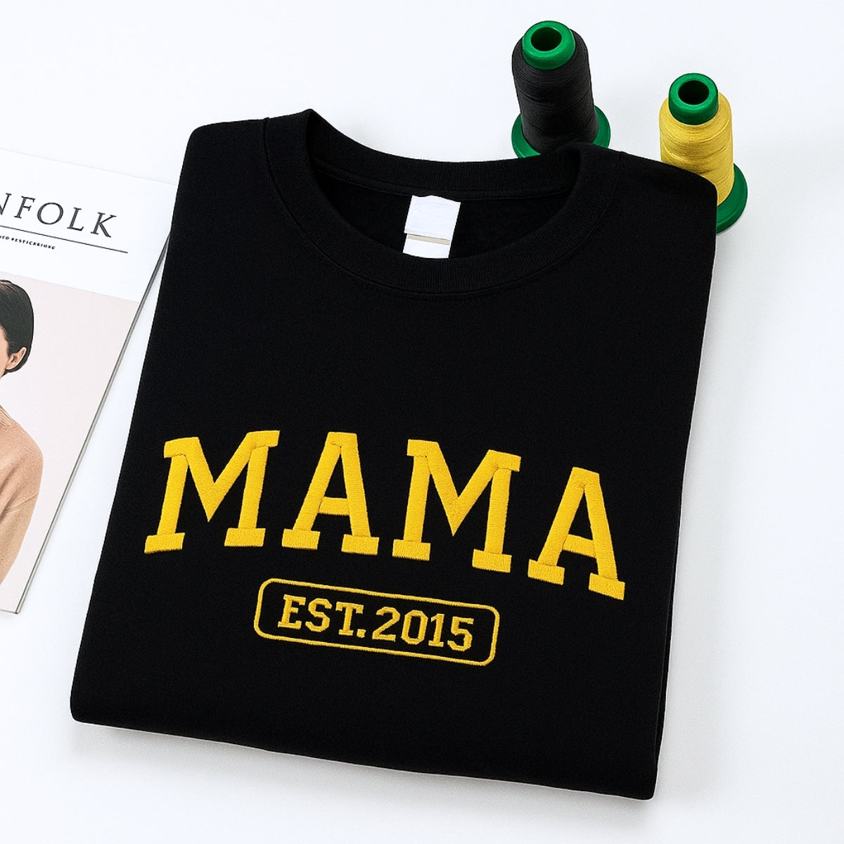 Individuell bestickte Engel- und Dämonenkatze-Kapuzenpullover für Paare