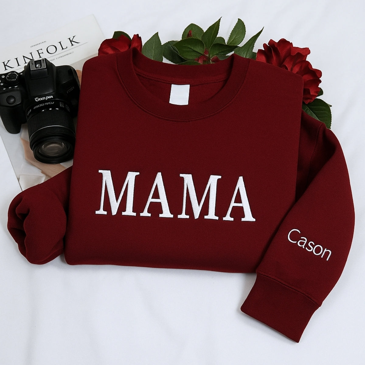 Individuell bestickte Engel- und Dämonenkatze-Kapuzenpullover für Paare