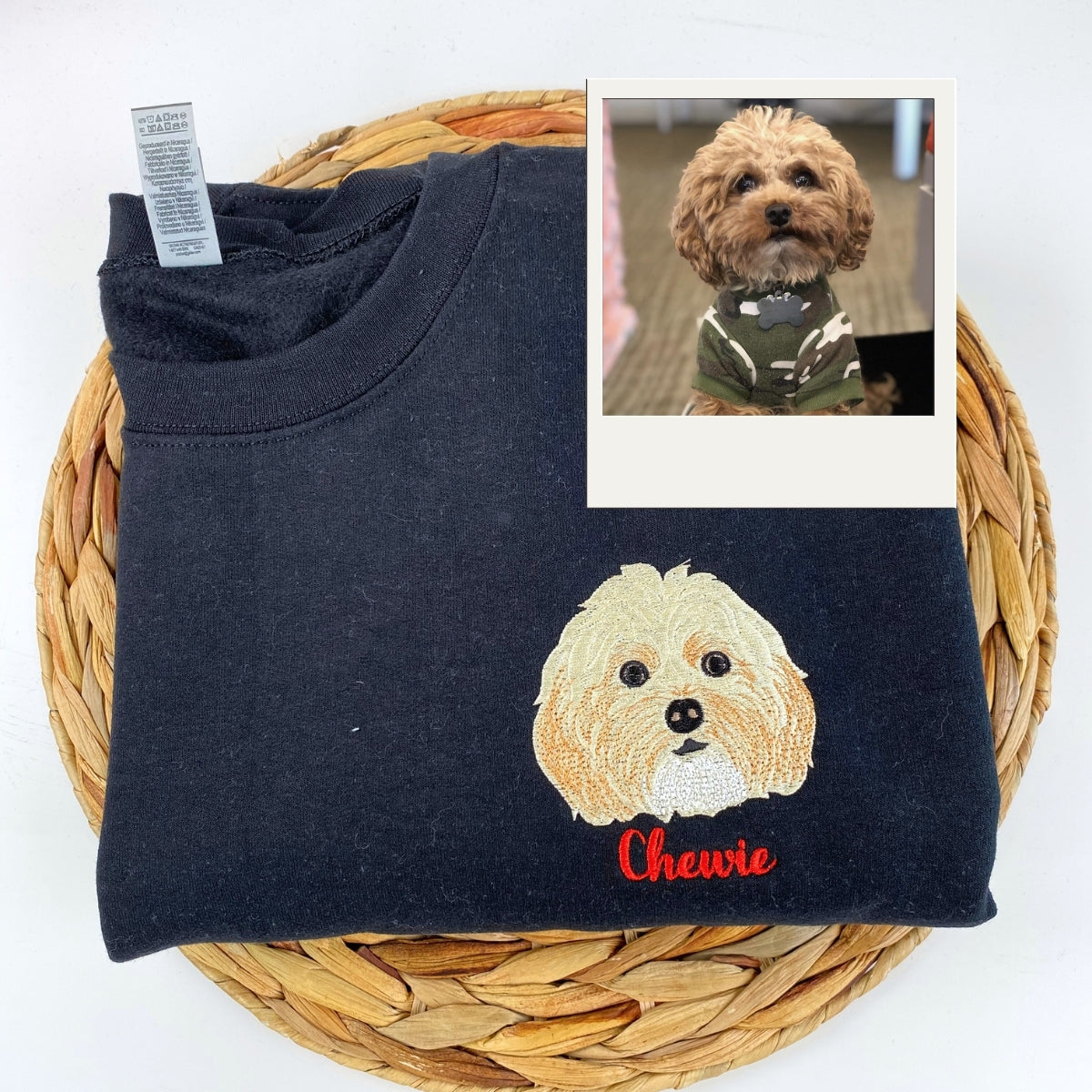 Individuell bestickte Engel- und Dämonenkatze-Kapuzenpullover für Paare