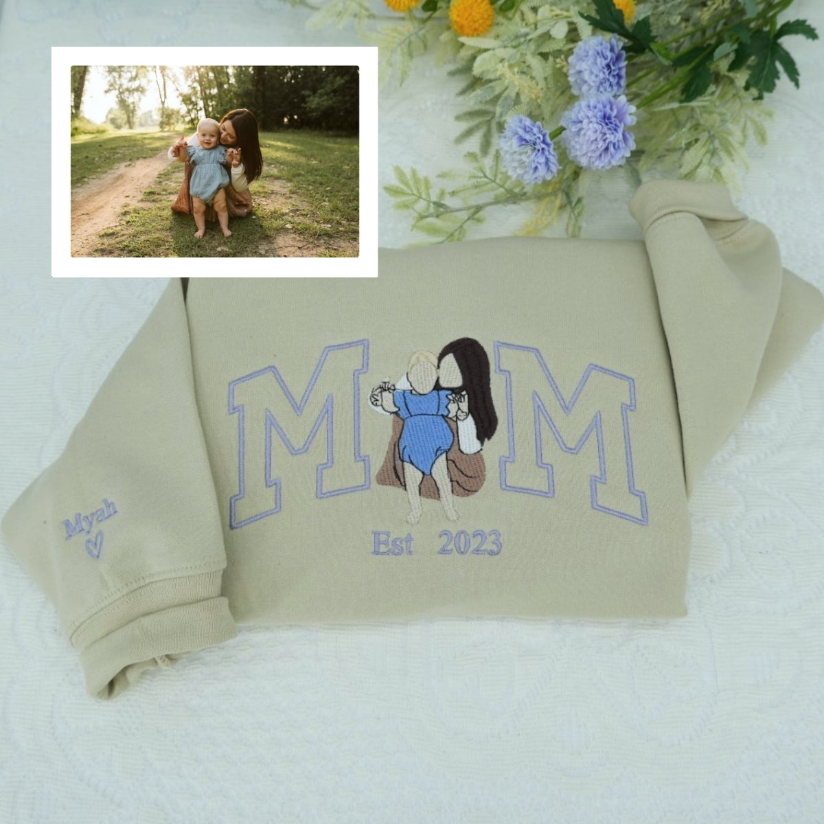 Individuell bestickte Engel- und Dämonenkatze-Kapuzenpullover für Paare