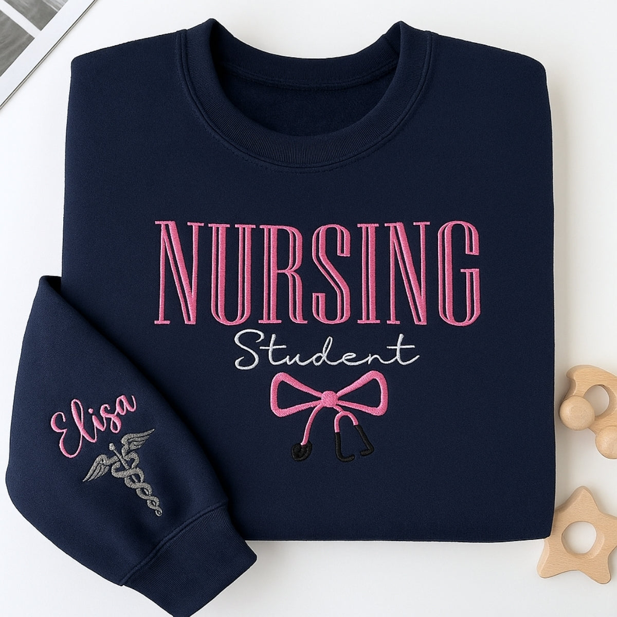 Individuell bestickte Engel- und Dämonenkatze-Kapuzenpullover für Paare