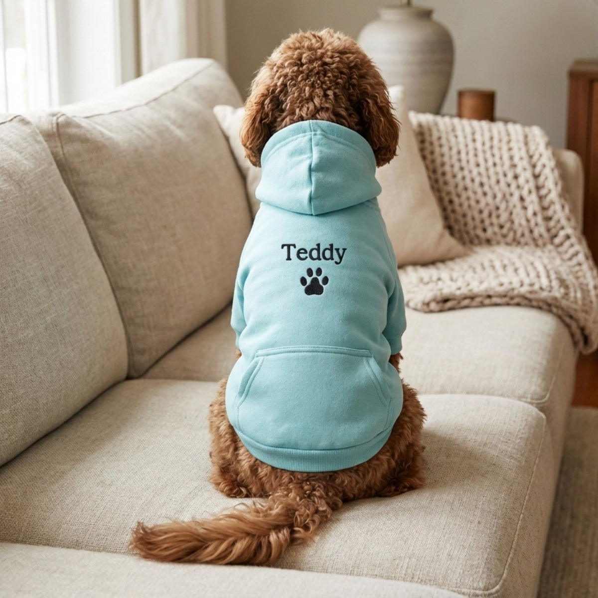 Sweats à capuche assortis brodés personnalisés avec ange et chat démon pour couples