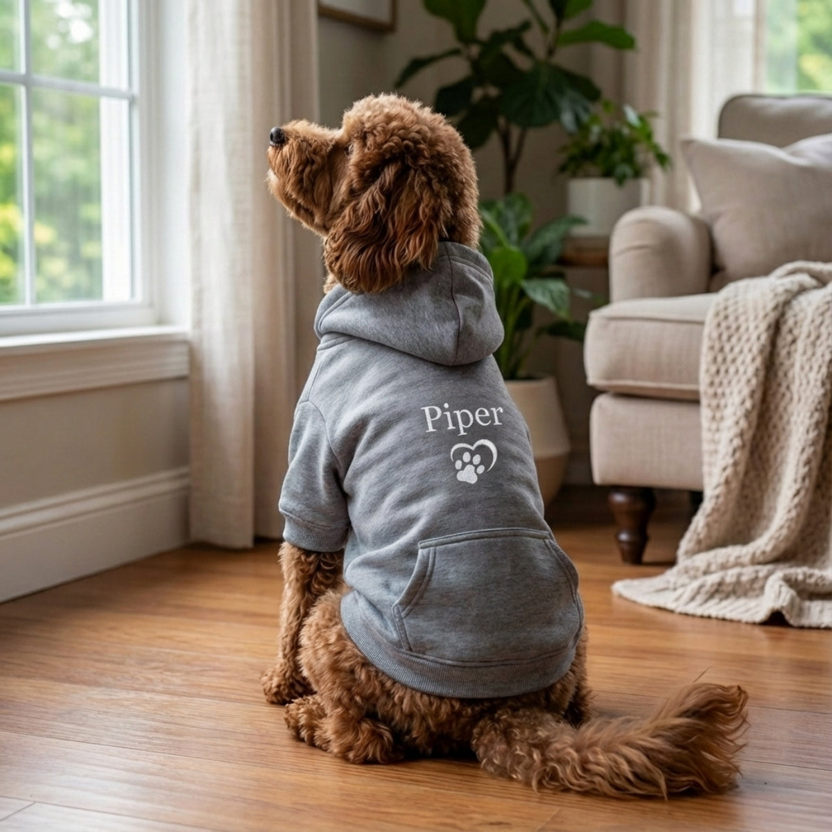 Sweats à capuche assortis brodés personnalisés avec ange et chat démon pour couples