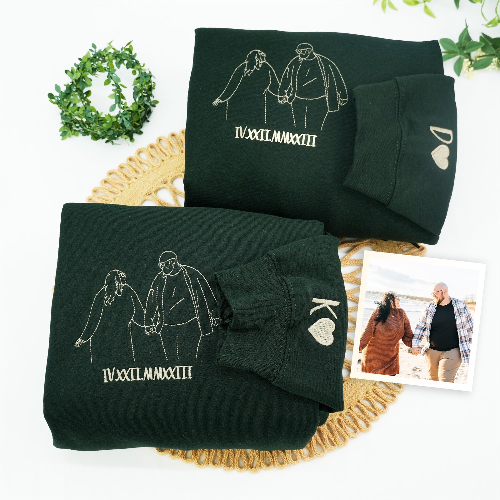 Sweats à capuche brodés personnalisés avec images