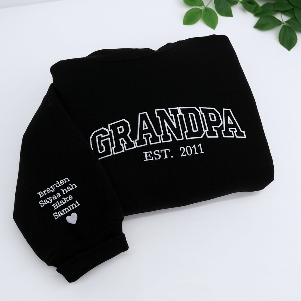 Individuell bestickte Engel- und Dämonenkatze-Kapuzenpullover für Paare