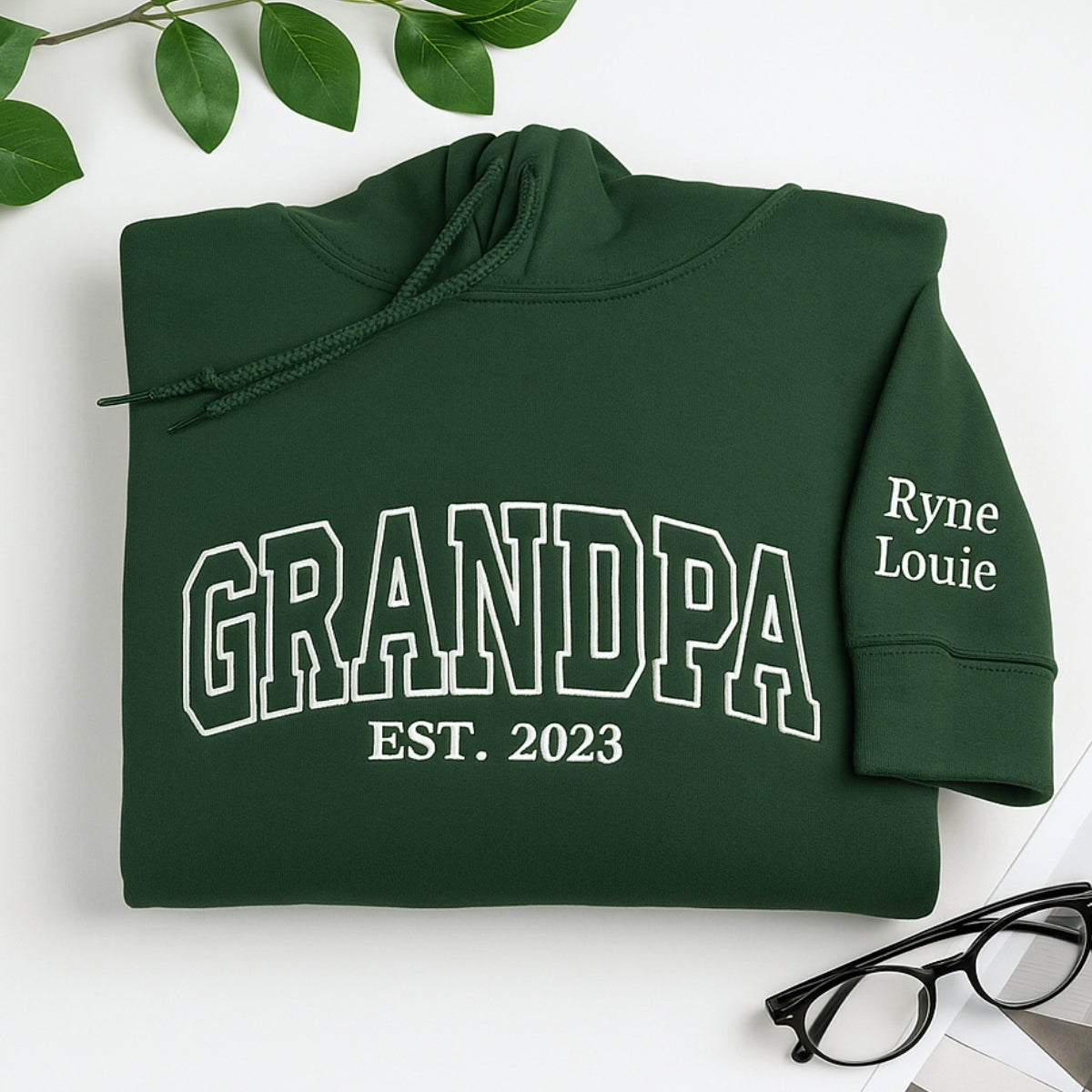 Individuell bestickte Engel- und Dämonenkatze-Kapuzenpullover für Paare