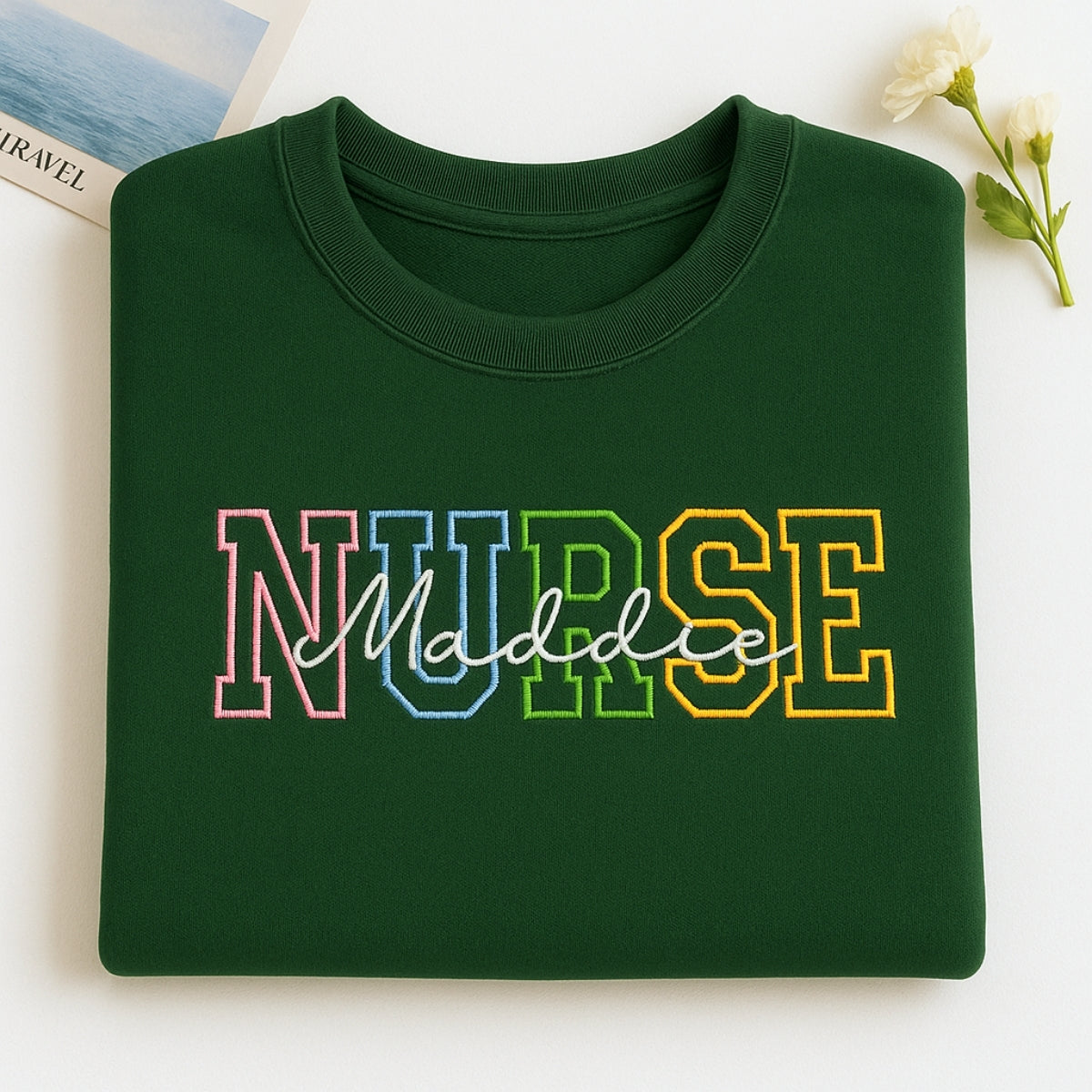 Individuell bestickte Engel- und Dämonenkatze-Kapuzenpullover für Paare