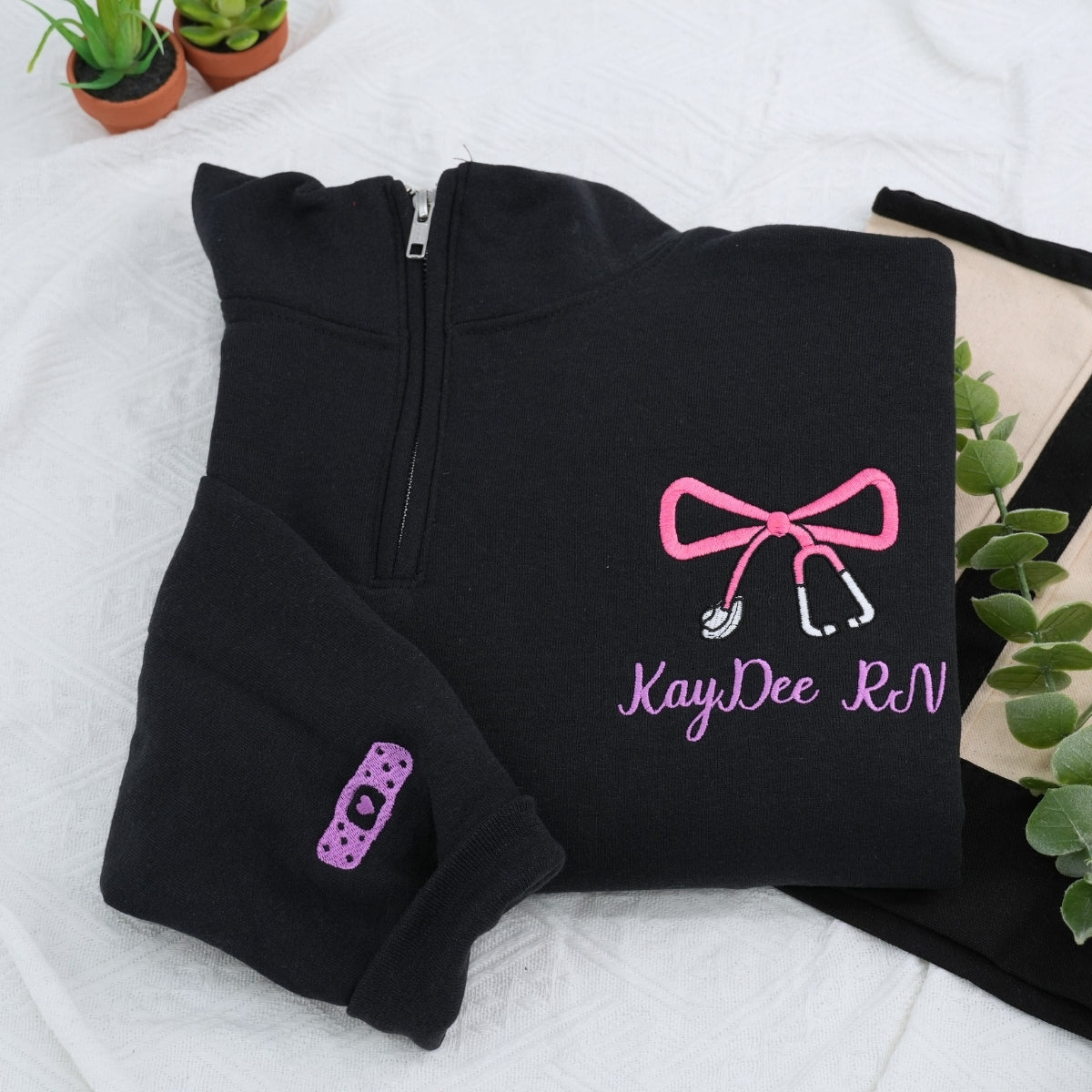 Sweats à capuche assortis brodés personnalisés avec ange et chat démon pour couples