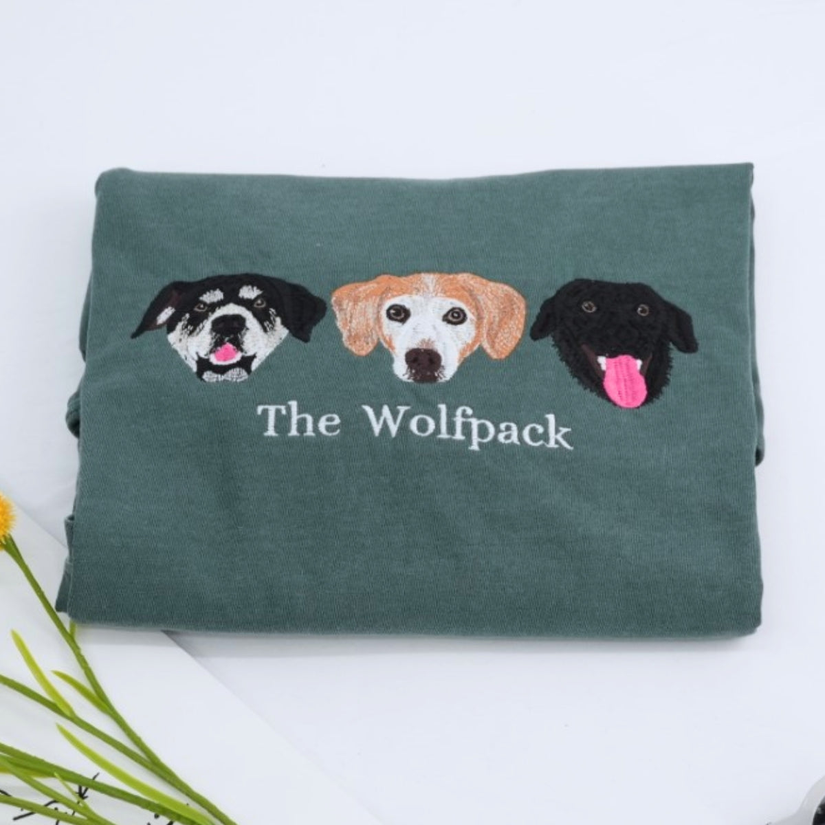 Individuell bestickte Engel- und Dämonenkatze-Kapuzenpullover für Paare