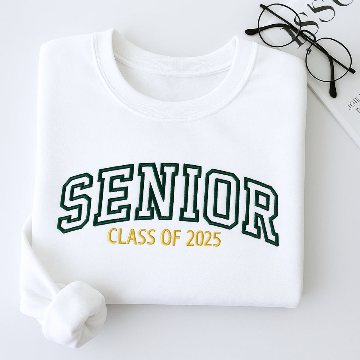 Senior Class of 2025 Hoodies - Custom Graduation Embroidered Sweatshirts - Perfect Graduation Gift