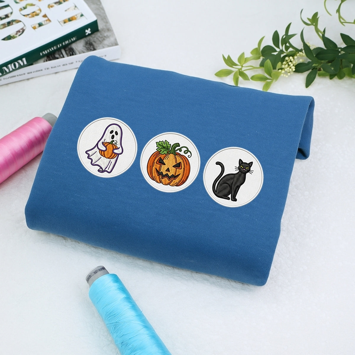 Individuell bestickte Engel- und Dämonenkatze-Kapuzenpullover für Paare