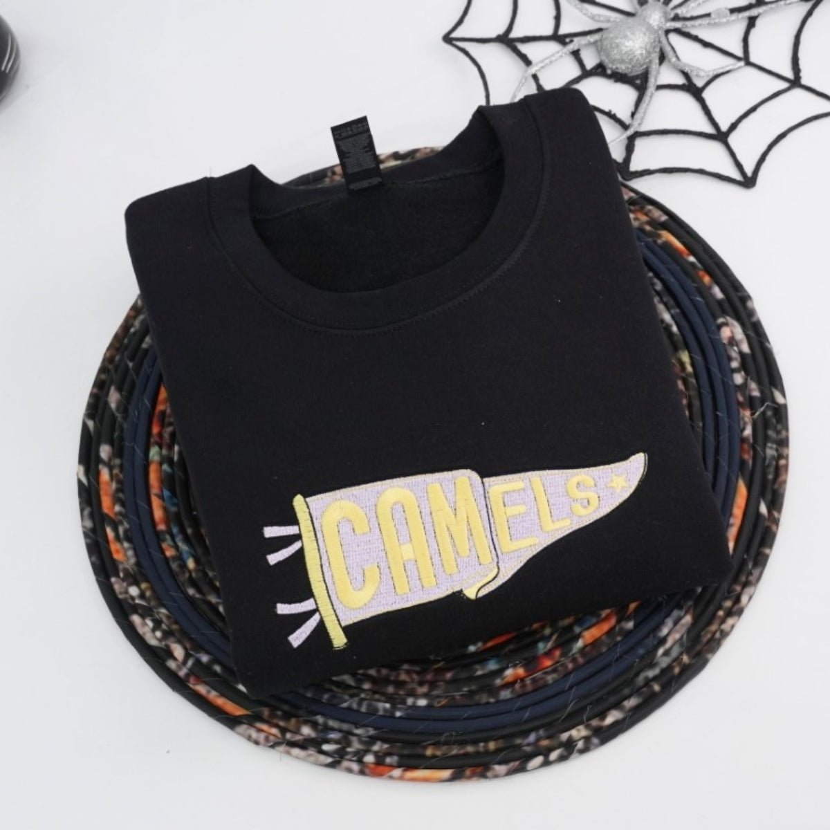 Individuell bestickte Engel- und Dämonenkatze-Kapuzenpullover für Paare