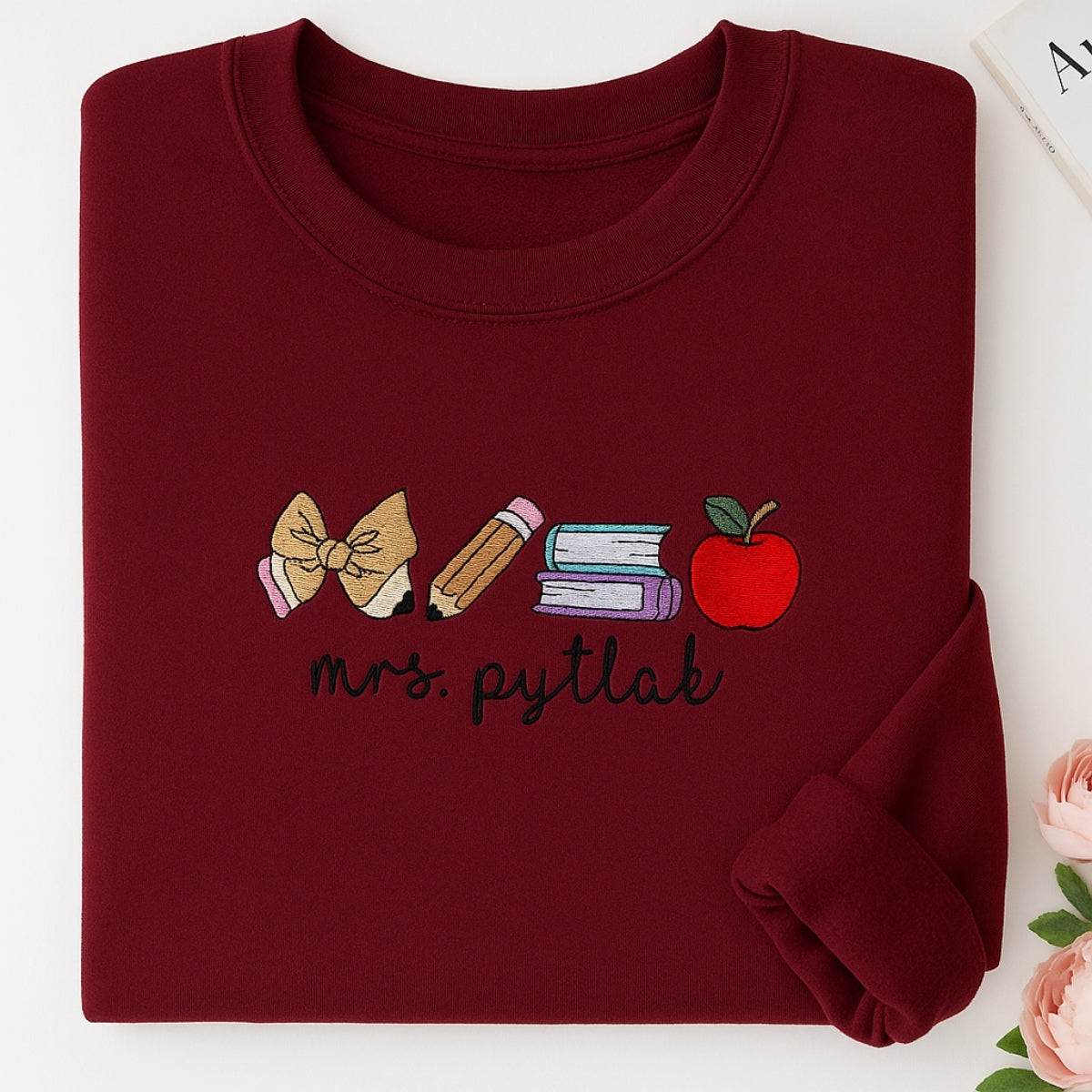 Individuell bestickte Engel- und Dämonenkatze-Kapuzenpullover für Paare