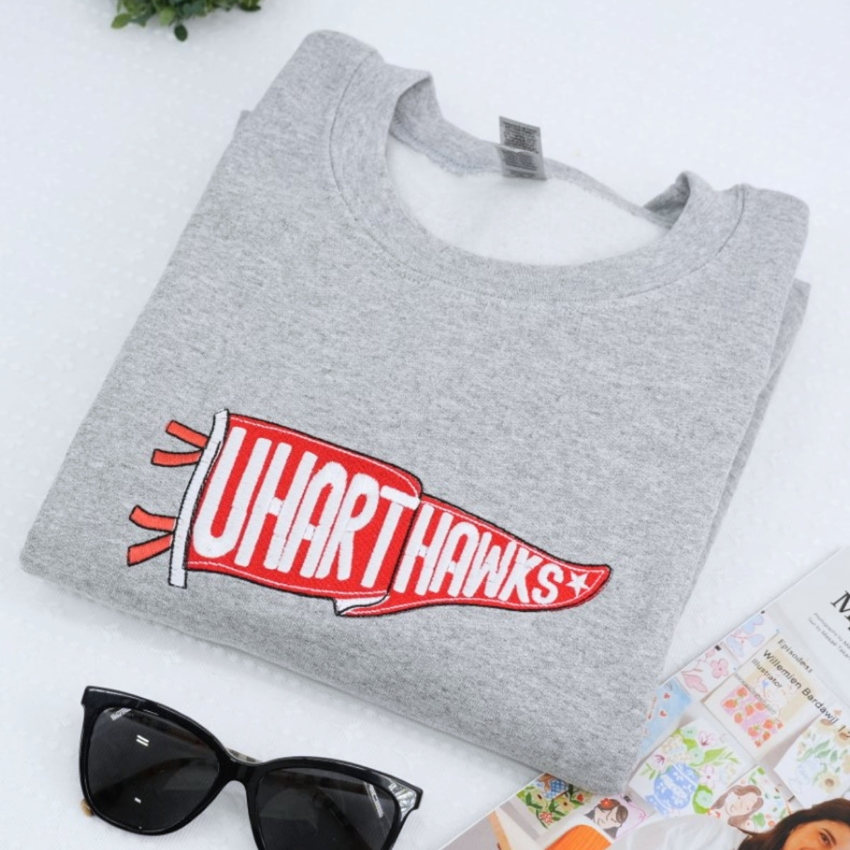 University Custom Hoodies - College Team Embroidered Sweatshirts - School Spirit Gift