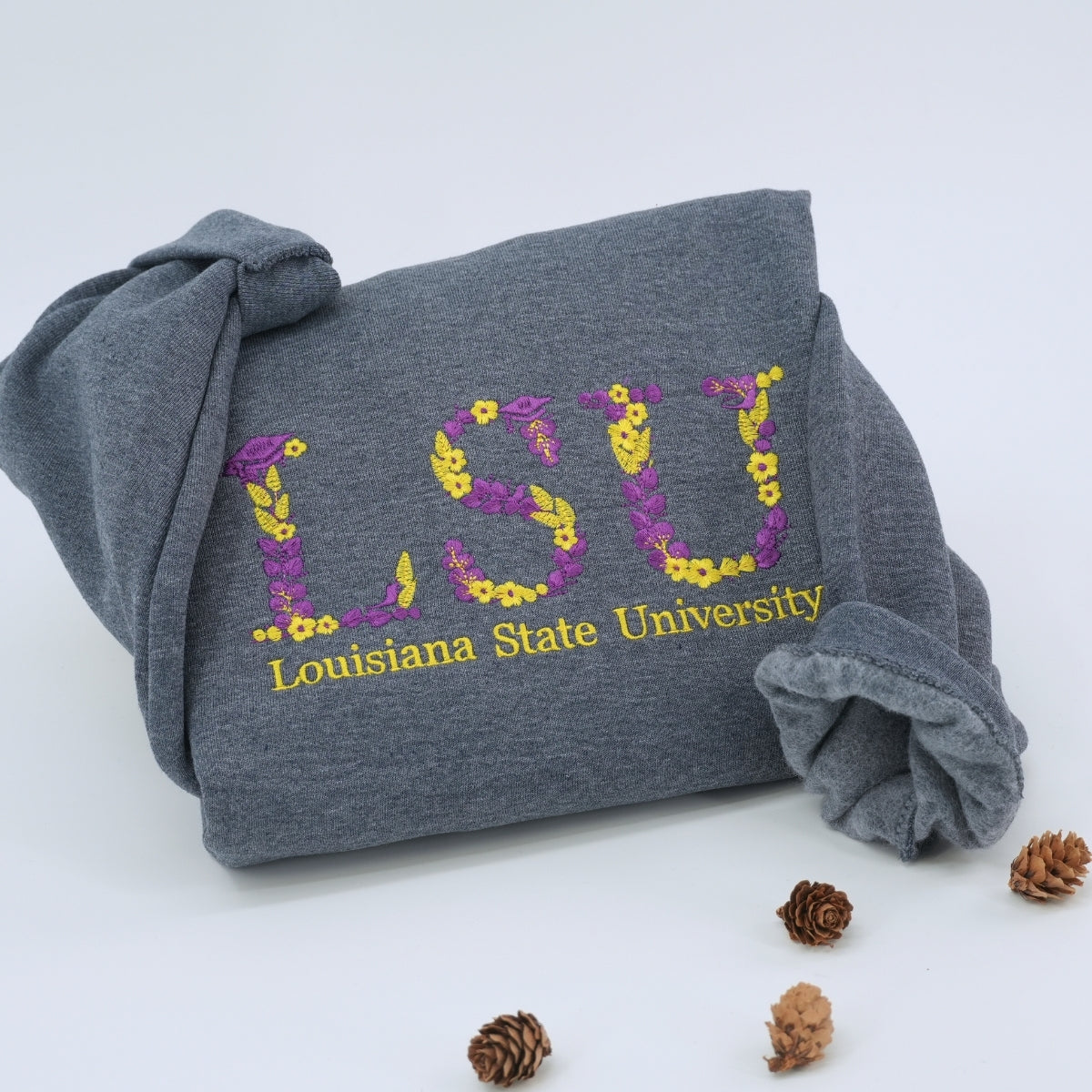 University Gift Hoodies - Floral Embroidered Student Presents - Perfect College Graduation Gifts