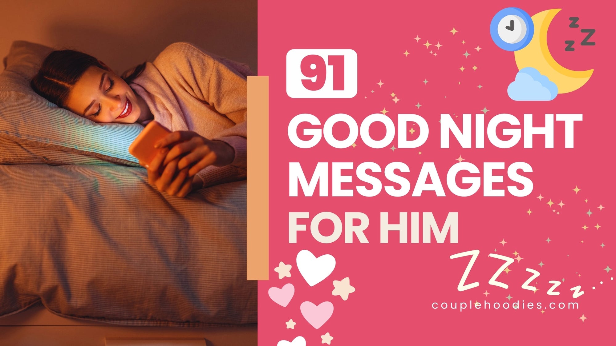 Good Night Messages For Him To End the Day In Love